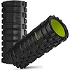 Массажный роллер POWERPLAY 4025 Черно-зеленый (33x15см.)