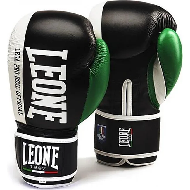 Перчатки для бокса LEONE Contender Black