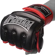 Перчатки ММА POWERPLAY 3058 Черно-Красные