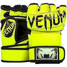 Перчатки ММА Venum Undisputed 2.0 Semi Leather Yellow