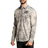 Рубашка AFFLICTION Scorn Woven Khaki