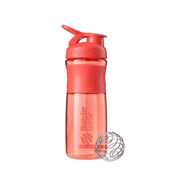 Спортивный шейкер-бутылка BLENDERBOTTLE SportMixer Flip 28oz/820мл Coral