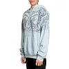 Толстовка AFFLICTION Collapse Po Sky Blue Pigment Dye