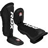Защитные щитки для ног RDX T1 Shin Instep Guards Black