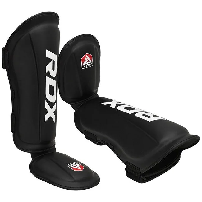 Защитные щитки для ног RDX T1 Shin Instep Guards Black