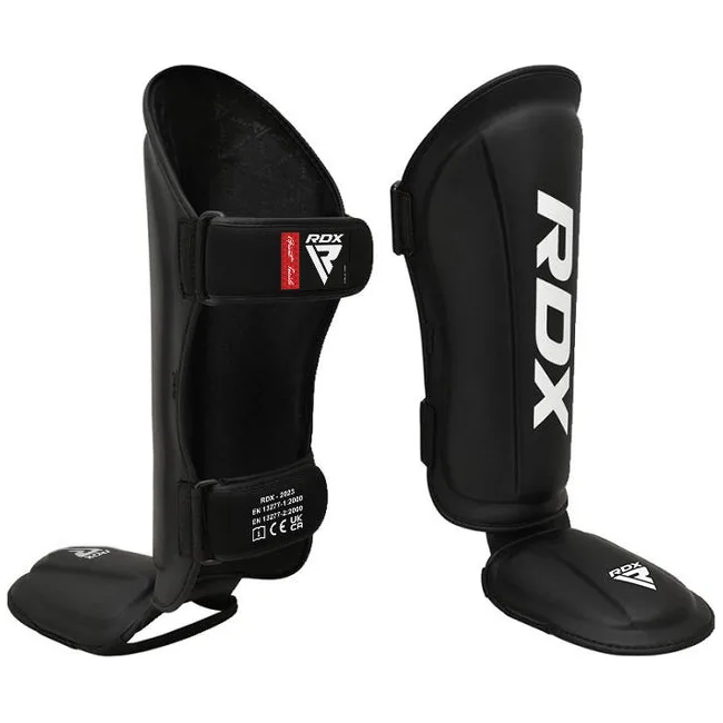Защитные щитки для ног RDX T1 Shin Instep Guards Black