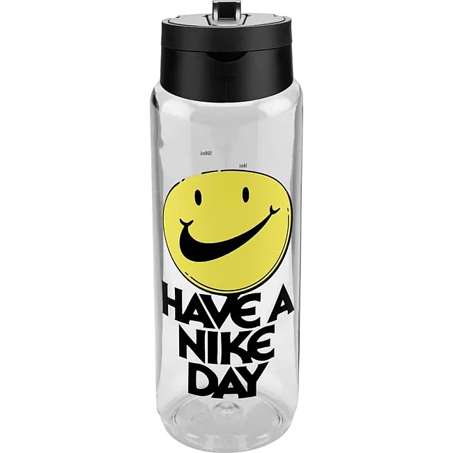 Бутылка NIKE TR RENEW RECHARGE STRAW BOTTLE 24 OZ прозрачная, черная, желтая 709 мл