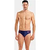 Плавки-слепы для мужчин Arena DOUBLE GRAPHIC SWIM BRIEFS темно-синий, оранжевый (для мужчин)