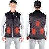 Чоловічий жилет з підігрівом inSPORTline WARMhim - чорний/XXL