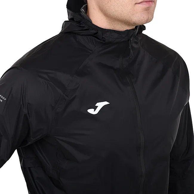 Куртка дождевик с капюшоном JOMA R-NATURE 104527-100 (Черный)