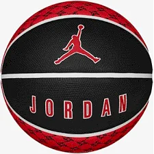 Баскетбольний м'яч NIKE JORDAN PLAYGROUND 2.0 8P DEFLATED WHITE/FIRE RED size 7