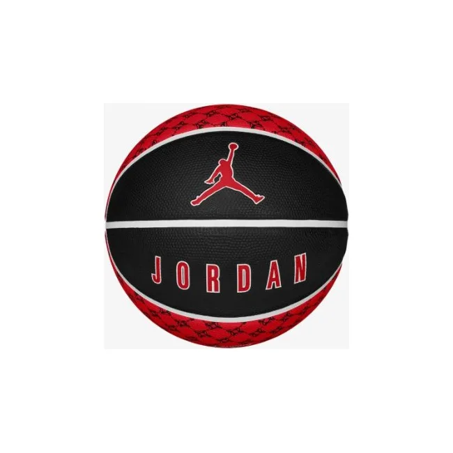 Баскетбольный мяч NIKE JORDAN PLAYGROUND 2.0 8P DEFLATED WHITE/FIRE RED size 7