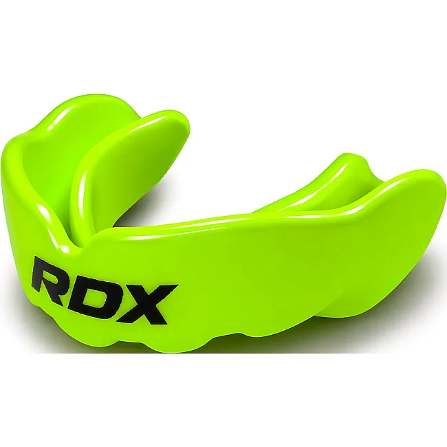 Капа RDX MOUTH GUNDER ARMOURRD ADULT черный, зеленый One Size
