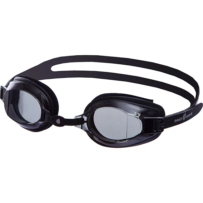 Окуляри для плавання дорослі MADWAVE STALKER M041904 (Чорний)