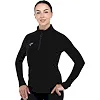 Спортивна жіноча кофта на блискавці флісова JOMA EXPLORER 902909-100 (Чорний)