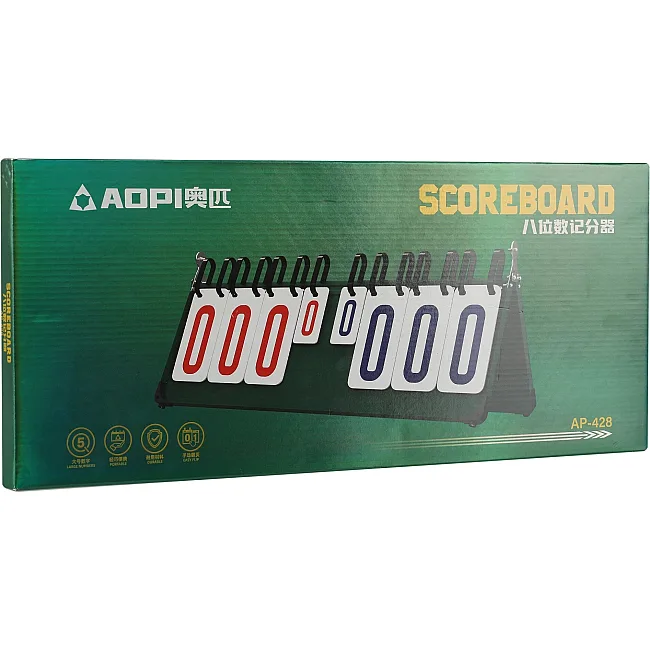 Табло судейское перекидное спортивное 3х3 AOPI AP-428