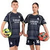 Футбольная форма детская с символикой клуба REAL MADRID MBAPPE 10 гостевая 2026 SP-SPORT CO-7340 (Темно-синий)