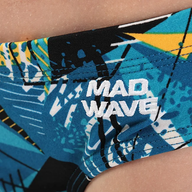 Плавки для мальчиков классические для плавания MADWAVE Cult junior PBT H2 M149413 (Синий)