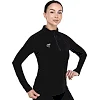 Спортивная кофта женская на молнии флисовая JOMA EXPLORER 902909-100 (Черный)