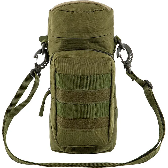 Подсумок тактический для емкости с водой и дополнительным отделением MILITARY RANGERS
 ZK-9104
 27х12х12см 3,8л (Оливковый)
