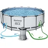 Басейн каркасний 18в1 Bestway 56438, 457 x 122 см + машина для створення бульбашок