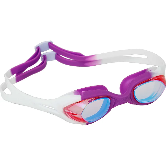 Окуляри для плавання райдужні юніорські лінзи MADWAVE
 ROCKET RAINBOW JUNIOR M043009 (Золотий-чорний)