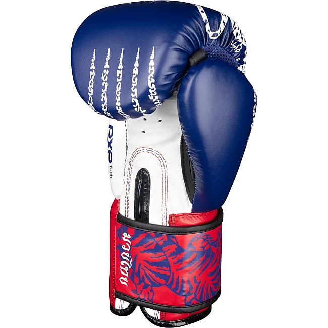 Боксерские перчатки Phantom Muay Thai Blue (капа в подарок)