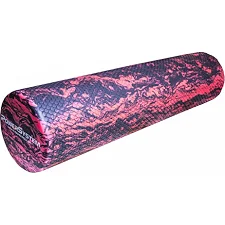 Массажный ролик (роллер) гладкий Power System PS-4089 Hexa Camo Roller Black/Red (60x15см.)