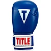 Боксерские перчатки TITLE Classic Pro Style 3.0 Blue/White (капа в комплекте)