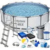 Басейн каркасний 18в1 Bestway 56438, 457 x 122 см + машина для створення бульбашок