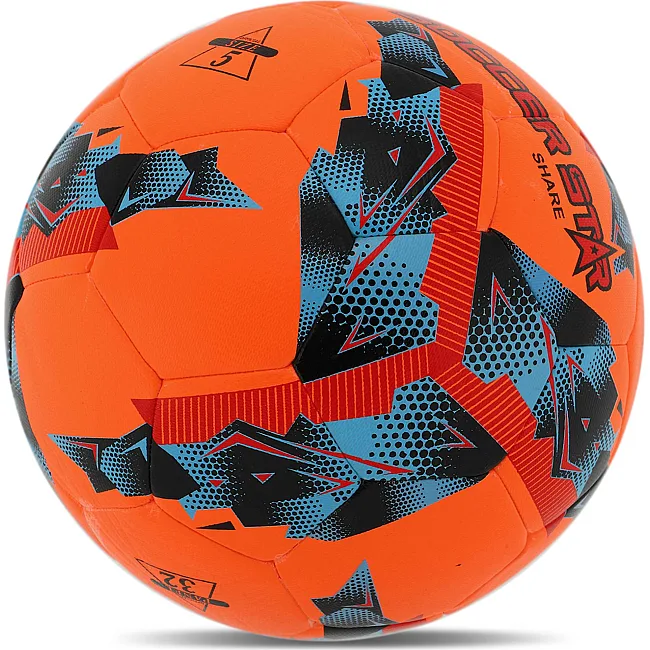 Футбольный мяч
 HYBRID TECNOLOGY SHINE SOCCER STAR SHARE FB-6046 №5 PU (Оранжевый)
