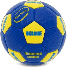 Розпродаж! Сувенірний футбольний мяч UKRAINE International Standart FB-9310 №2 PU (Синій)