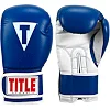 Боксерские перчатки TITLE Classic Pro Style 3.0 Blue/White (капа в комплекте)