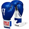 Боксерские перчатки TITLE Classic Pro Style 3.0 Blue/White (капа в комплекте)