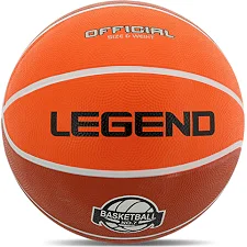 Баскетбольный мяч резиновый Legend BR2861C №7 (Оранжевый)