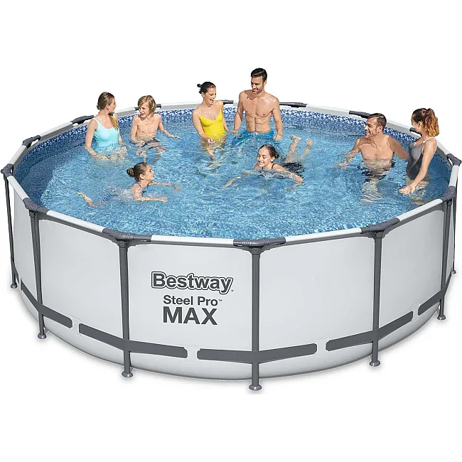 Басейн каркасний 18в1 Bestway 56438, 457 x 122 см + машина для створення бульбашок
