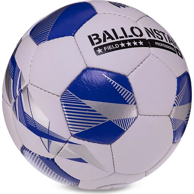 Футбольный мяч
 HYBRID BALLONSTAR FB-3132 №5 PU (Белый-синий)