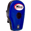 Лапа боксерская прямая тренировочная удлиненная кожа TWINS
 PML-6-L левая 26x16x7см 1штука (Синий)