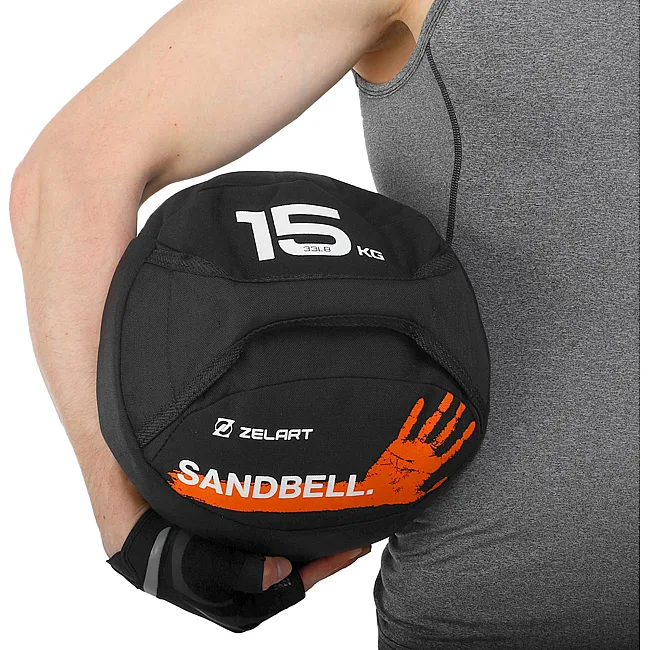 Насипна гіра пісочна SandBell Cr
sfit ZELART
 TA-7823-15-1 вага 15кг