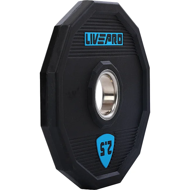 Блины диски полиуретановые 2 Handle металлическая втулка LiveUp LP8023-2_5 ø51мм 2,5кг