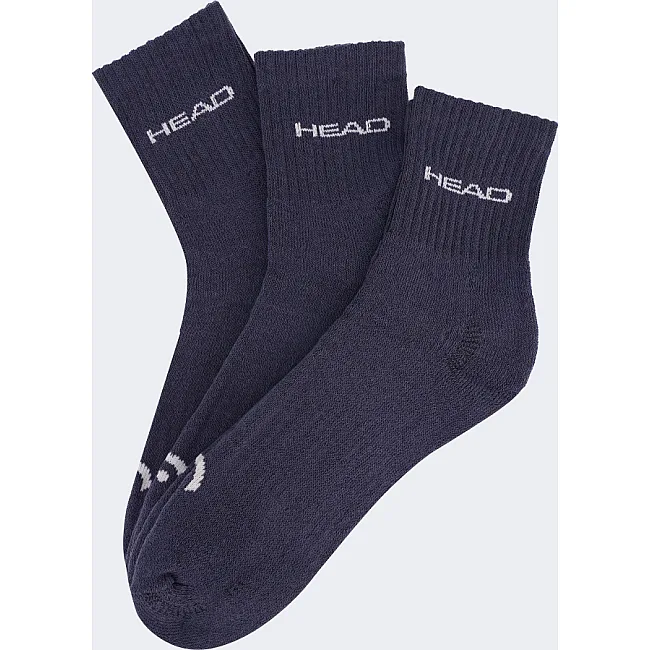 Носки Head ELEMENTS ALL SPORTS SHORT CREW 3P темно-синий