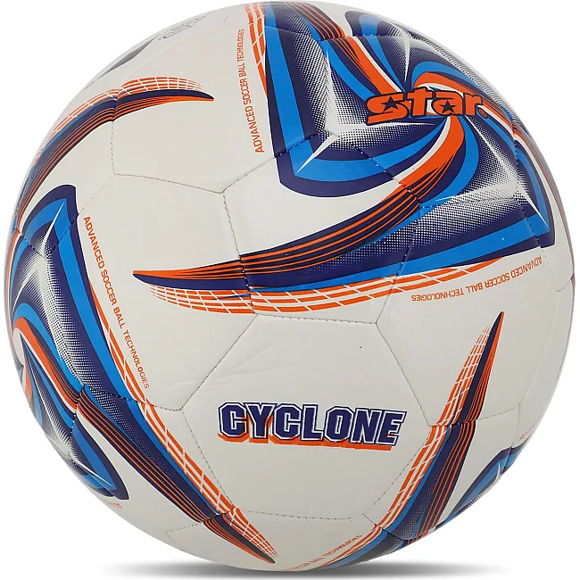 Футбольний м'яч SELECT
AR CYCLONE SB8674 №4 PU (Білий-синій-оранжевий)