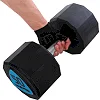 Гантели профессиональные
 с полиуретановым покрытием LiveUp LP8003-50 2шт по 50кг