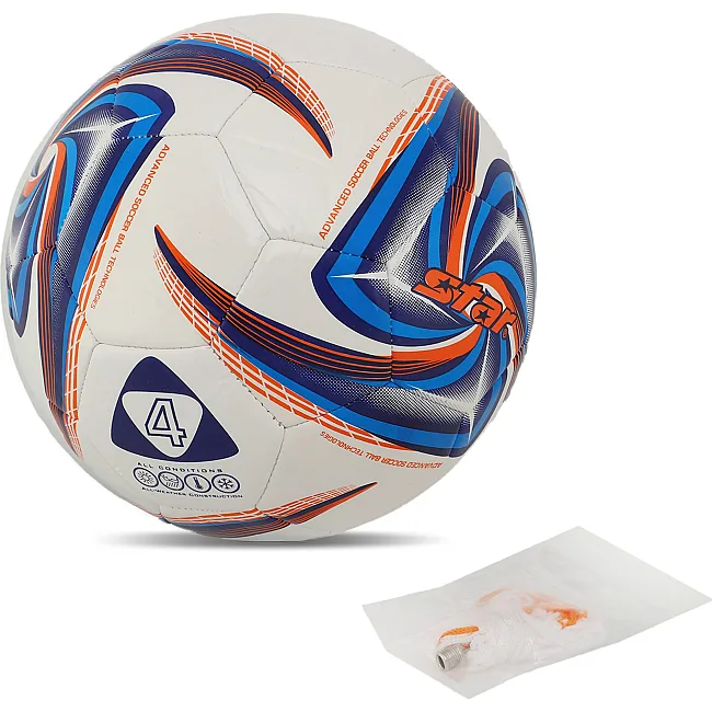 Футбольний м'яч SELECT
AR CYCLONE SB8674 №4 PU (Білий-синій-оранжевий)