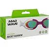 Окуляри для плавання райдужні юніорські лінзи MADWAVE
 ROCKET RAINBOW JUNIOR M043009 (Золотий-чорний)
