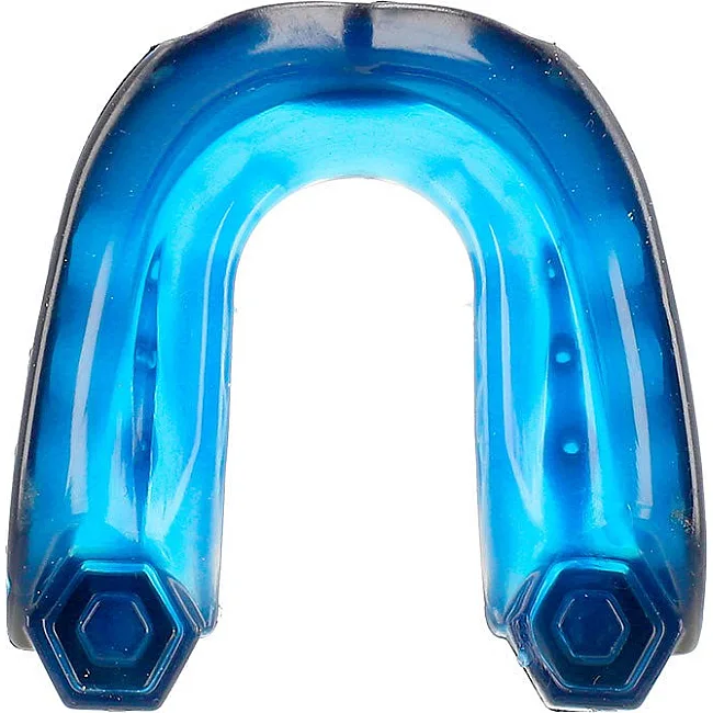 Капа для бокса Shock Doctor Gel Max взрослая (возраст 11+) Black/Blue (art. 6100-BB-AD)