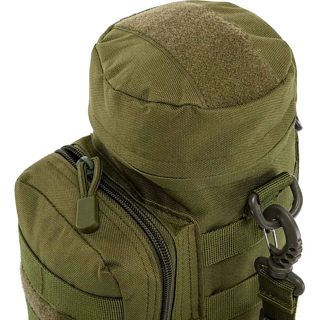 Подсумок тактический для емкости с водой и дополнительным отделением MILITARY RANGERS
 ZK-9104
 27х12х12см 3,8л (Оливковый)
