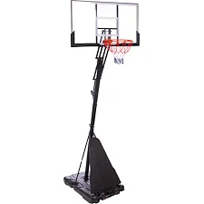 Мобильная баскетбольная стойка с регулируемой высотой SP-SPORT DELUX S024 127х80см кольцо ø45см 245-305см