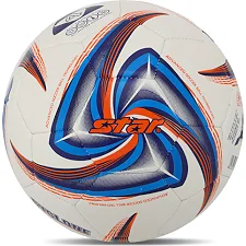 Футбольный мяч SELECTAR CYCLONE SB8674 №4 PU (Белый-синий-оранжевый)