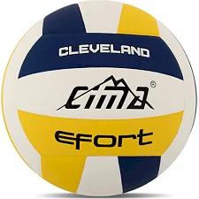 Волейбольний м'яч CIMA VB-9025 CLEVELAND EFORT №5 PU (Білий-жовтий-синій)